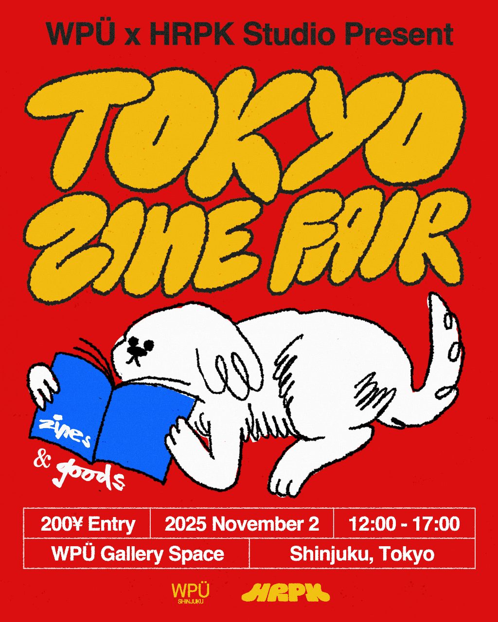 WPÜ × HRPK STUDIO PRESENT: TOKYO ZINE FAIR