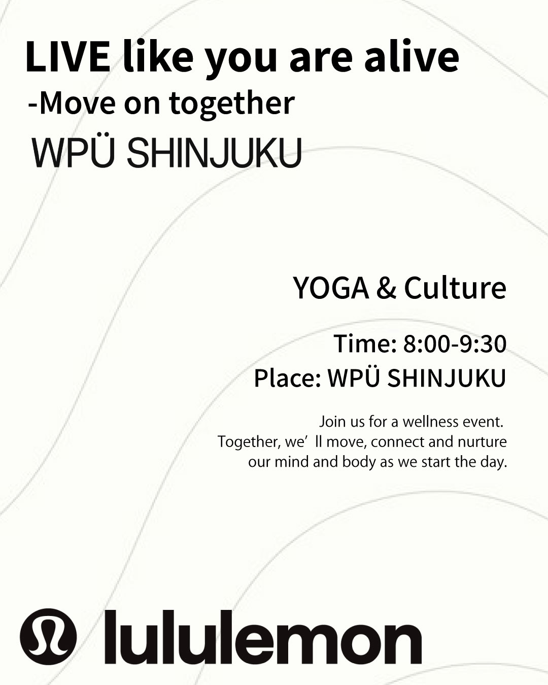 Live like you are alive