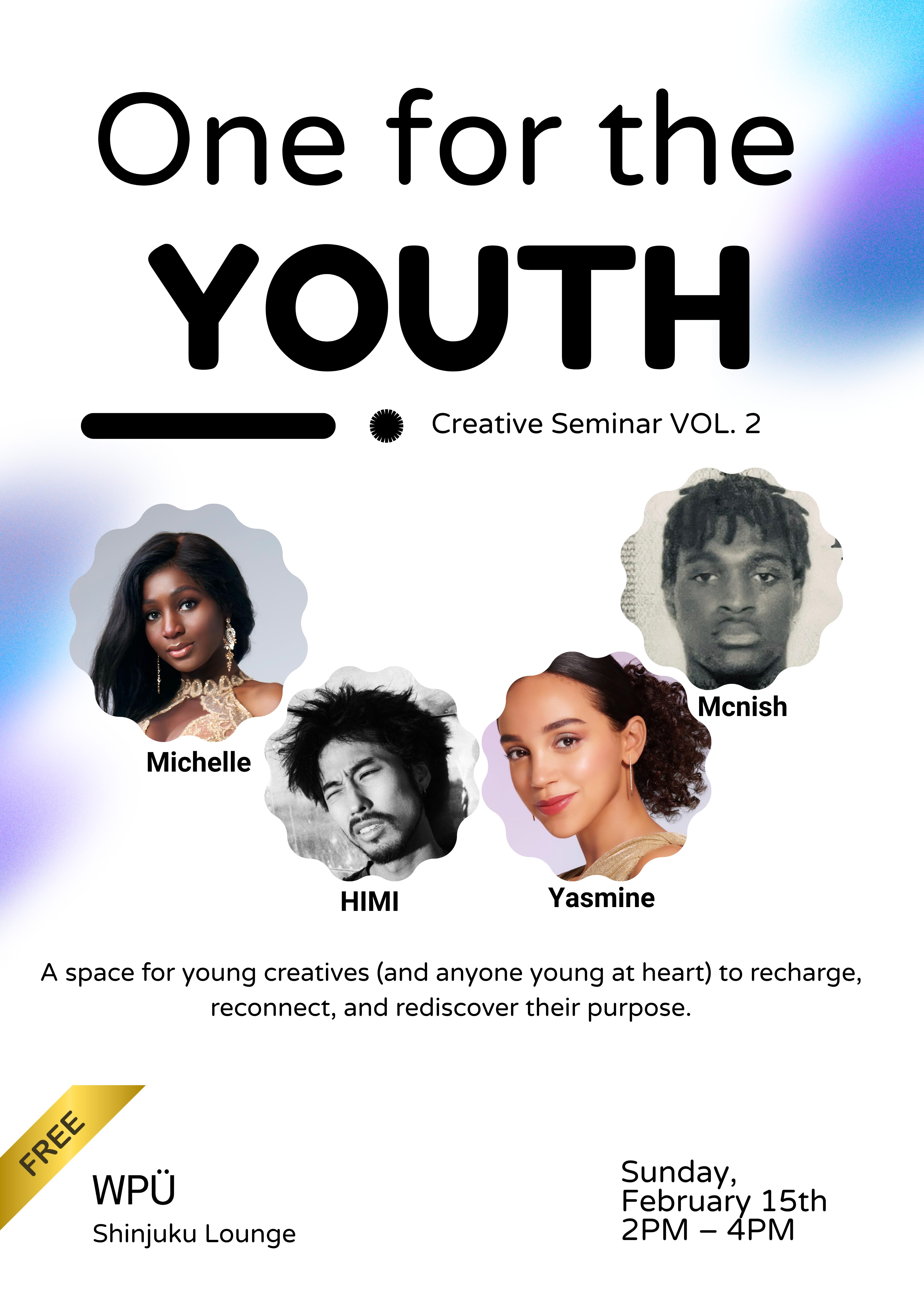 One for the YOUTH Creative Seminar VOL.2