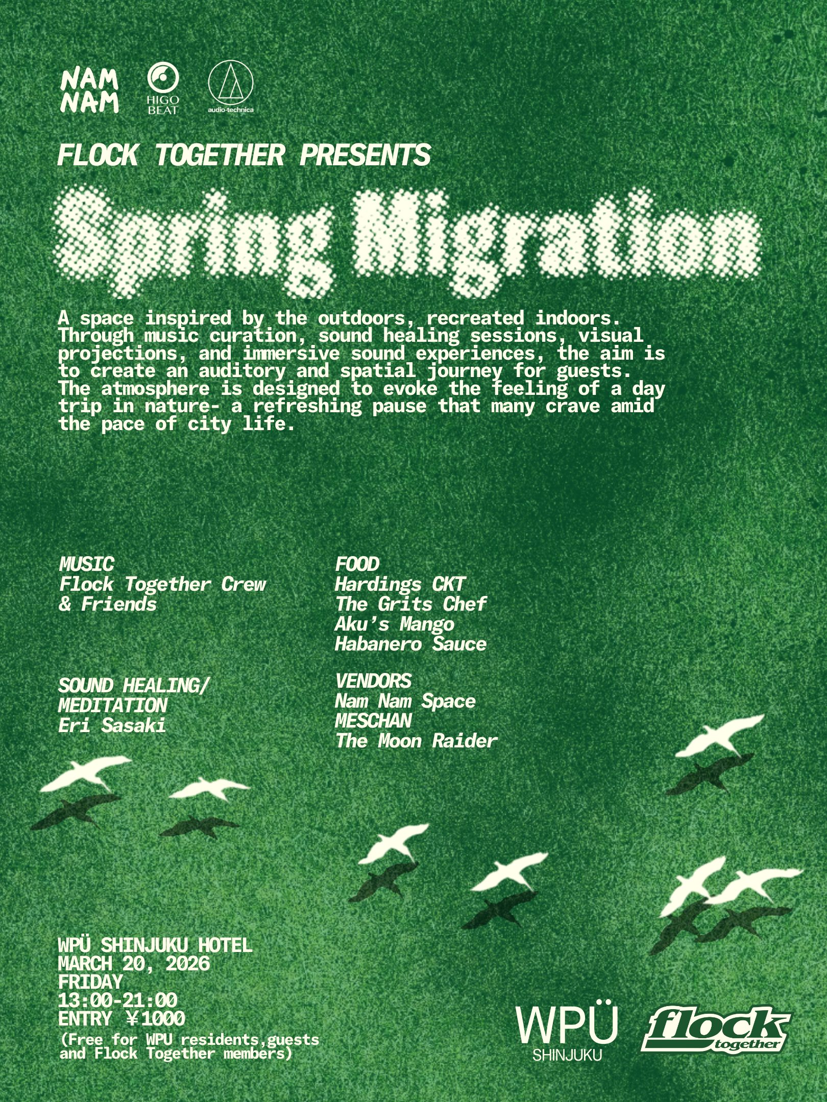 Flock Together Presents: Spring Migration